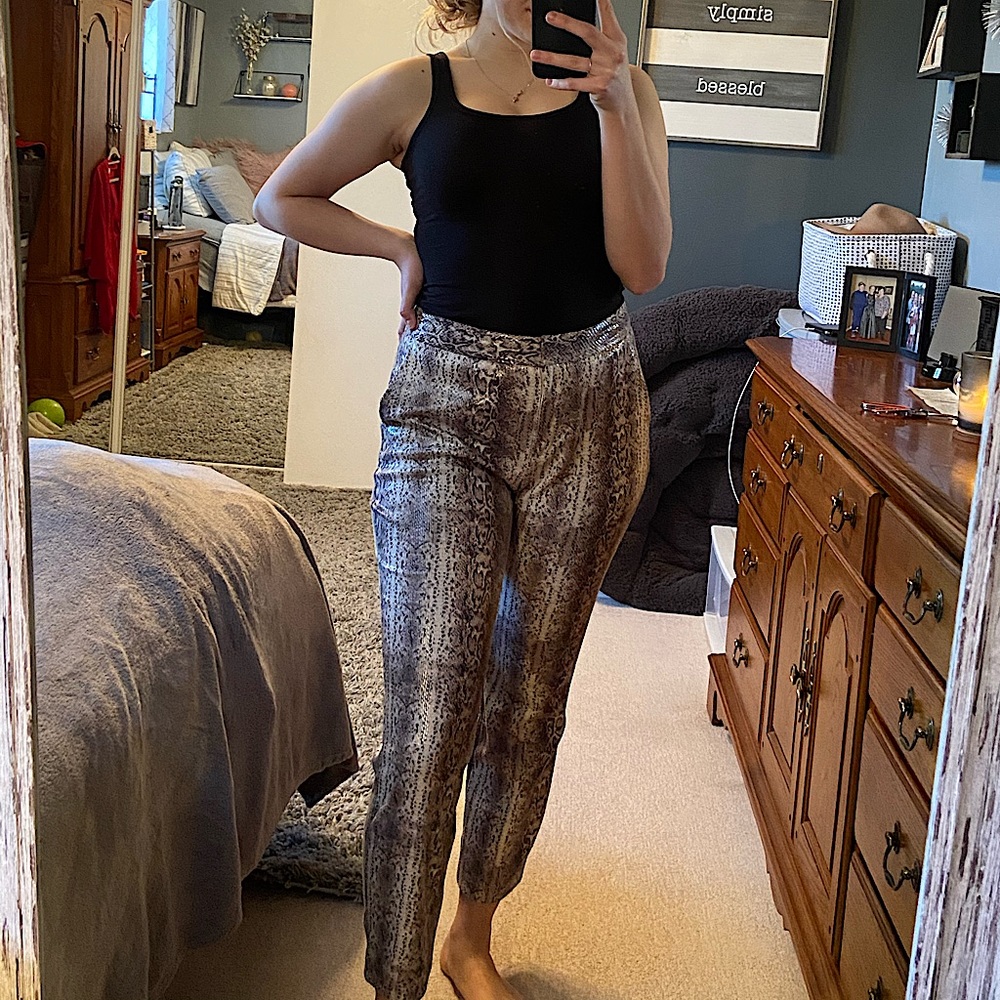 Express Snakeskin Pants